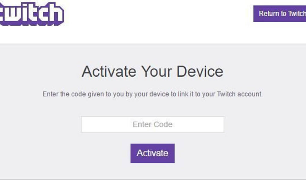 How to Activate Twitch with https www twitch tv activate code?