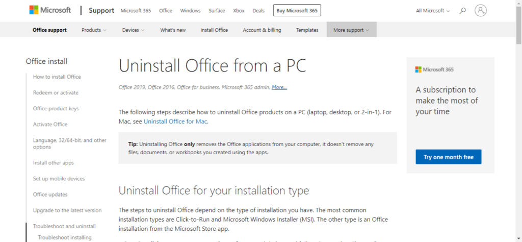 Reinstall Outlook