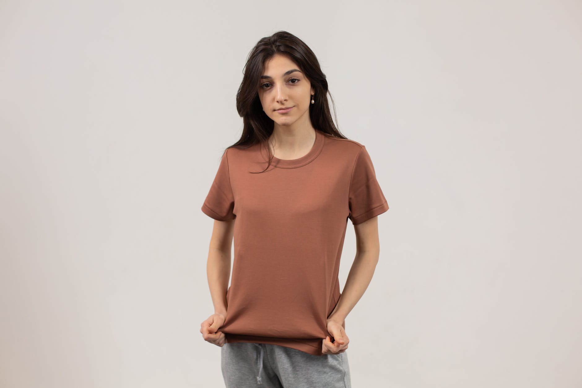 Rocking the Winter Season in Basic T-shirts for Women