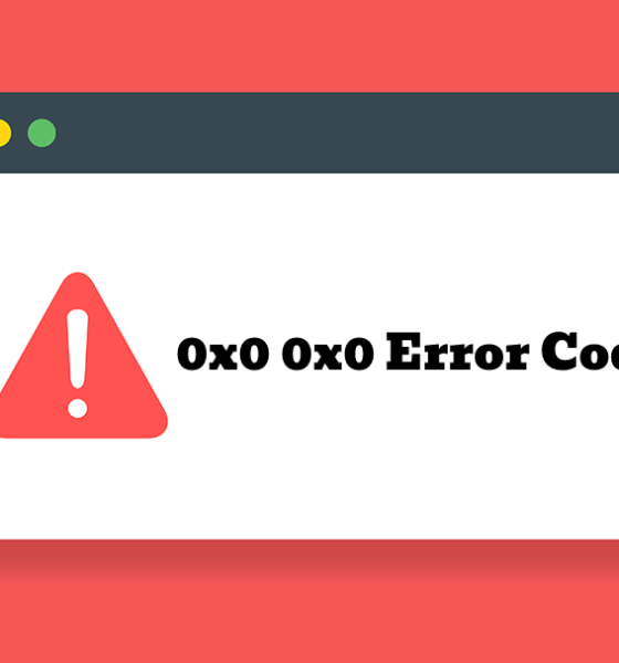 0x0 0x0 error code