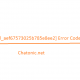 pii email aef67573025b785e8ee2 Error Code Solved